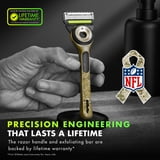 Gillette Labs Manual Razor with Exfoliating Bar Men’s Salute to Service Razor with Stand
