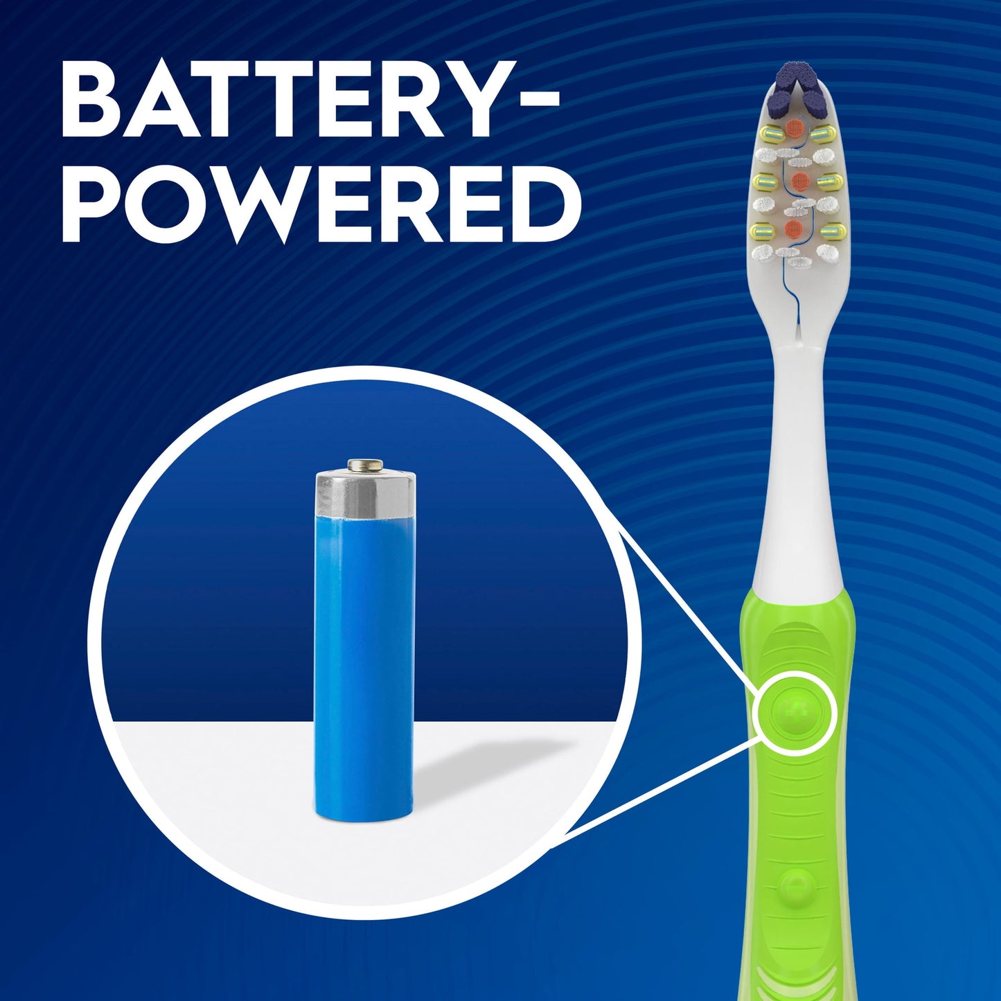 Oral-B Toothbrush Pack, Expert Clean Pulsar Battery Powered Toothbrush, Medium, 2 Count