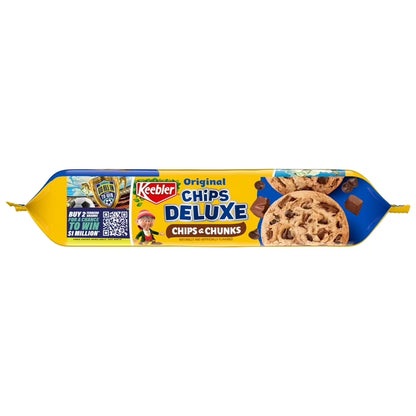 Keebler Chips Deluxe, Chips & Chunks Cookies, Chocolate Chip Cookies, 11.2 oz