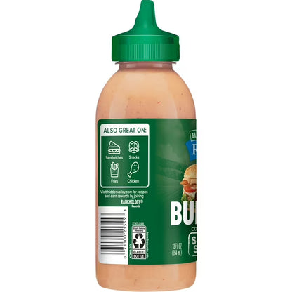 Hidden Valley Ranch Cool & Zesty Burger Secret Sauce, 12 fl oz Squeeze Bottle