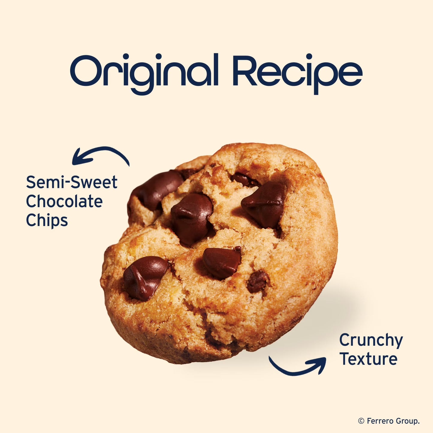 Famous Amos Classic Chocolate Chip Cookies, Bite-size cookies, Sweet Treats, 30 Pack Box, 1 oz Bag