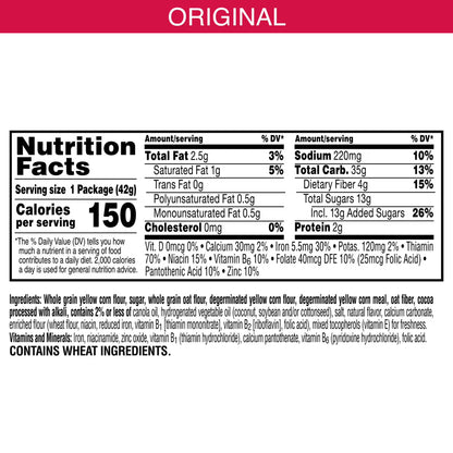 Kellogg's Cocoa Loops Original Breakfast Cereal, Good Source of Fiber Cup, 1.5 oz