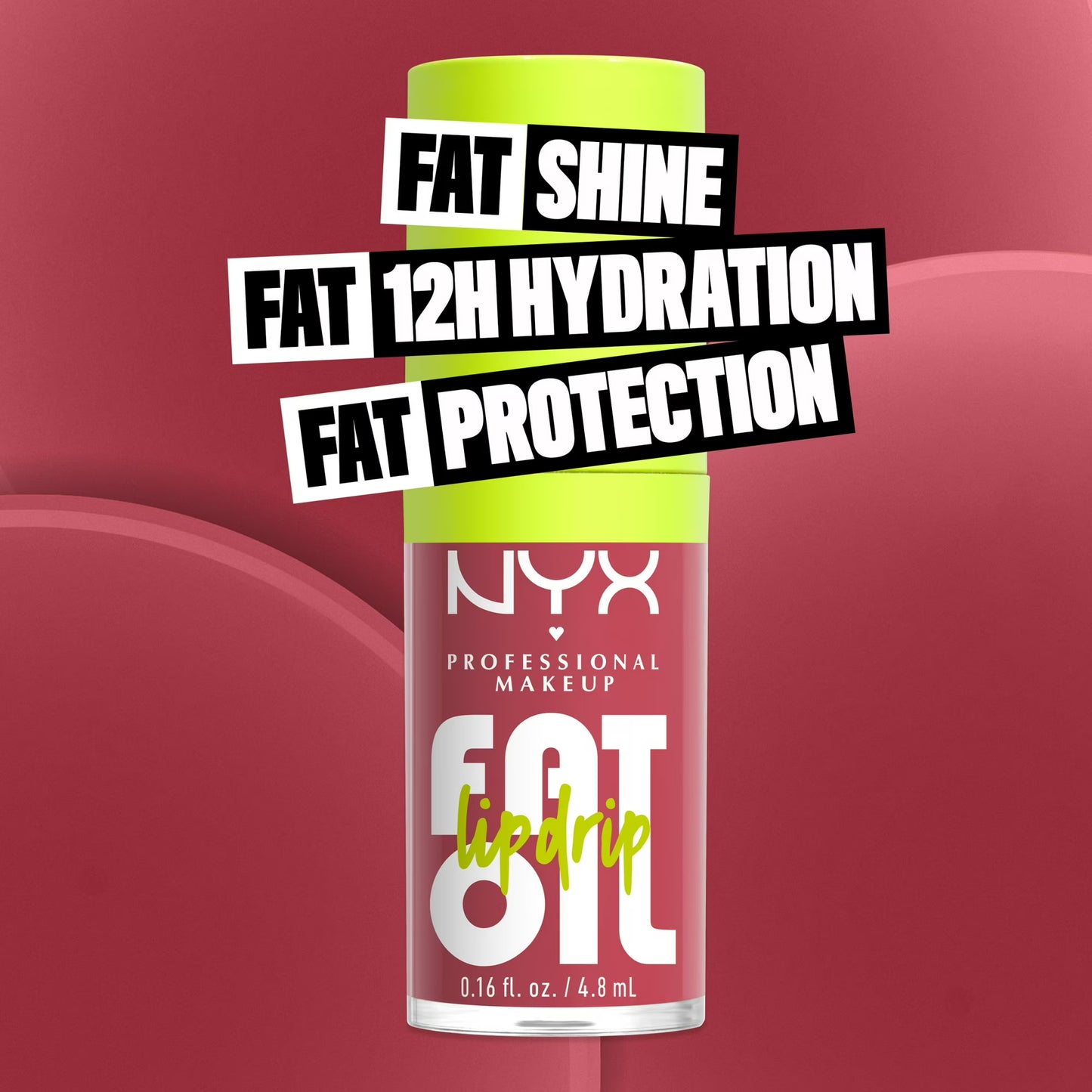 NYX Professional Makeup Fat Oil Lip Drip Hydrating Lip Gloss with Oil Blend, Chillin Like a Villain, 0.16 fl oz