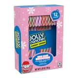 Jolly Rancher Bold Fruit Smoothie Flavored Christmas Holiday Candy Canes Stocking Stuffers, Box 5.28 oz, 12 Pieces
