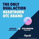 Pepcid Complete Acid Reducer + Antacid Chews, Berry Flavored, 50 Count