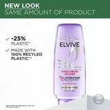 L'Oreal Paris Elvive Hyaluron Plump Hydrating Hair Conditioner, Moisturizing, Squeeze, 13.5 fl oz