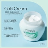 POND’S Cold Cream Cleanser, Hydrating Makeup Remover & Deep Cleansing Face Cream – 6.1 oz