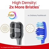 Colgate Total Active Prevention Soft Whitening Toothbrush, Black, 2 Pack