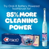Oral-B Kids Toothbrush, STITCH Electric Battery Powered Toothbrush for Ages 3+, Extra Soft Bristles