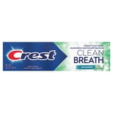 Crest Clean Breath Spearmint Toothpaste, 4.6 oz