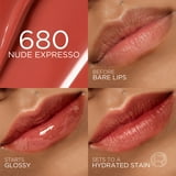 L'Oreal Paris Hyaluron Tint Lip Stain, 680 Nude Espresso, 0.16 fl oz