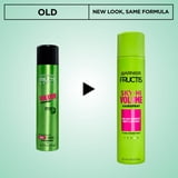 Garnier Fructis Style Volume Anti-Humidity Hairspray, Extra Strong Hold, 8.25 oz