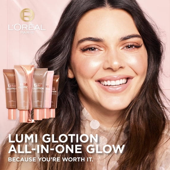 L'Oreal Paris Lumi Glotion Liquid Face and Body Natural Glow Enhancer, Hydrating, Fair, 1.35 fl oz