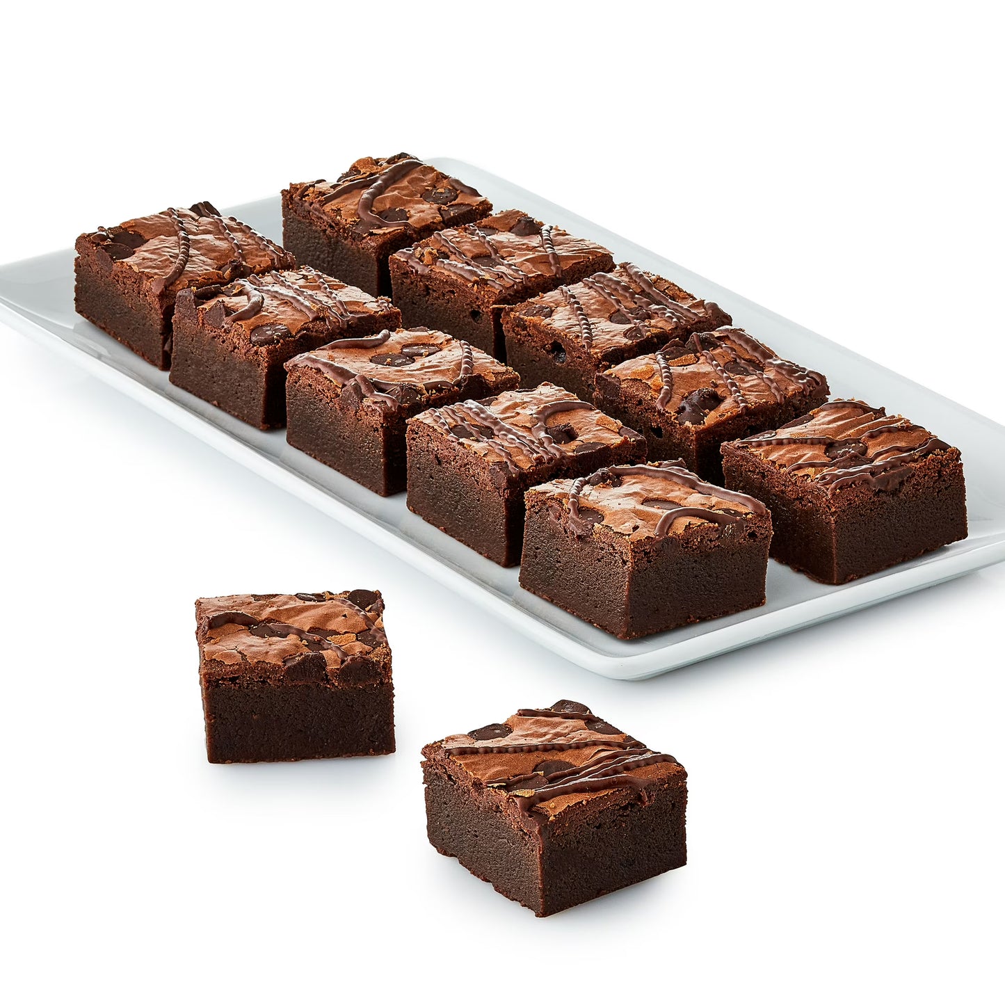 Marketside Bite Sized Ultimate Chocolate Brownies, 13.3 oz, 12 Count (Shelf-Stable)