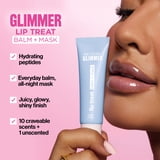 Revlon Glimmer Lip Treat Balm + Mask for Dry Lips, Overnight, 007 Creamy Pistachio, 0.4 fl oz