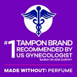 Tampax Radiant Tampons with LeakGuard Braid, Super Absorbency, 28 Count