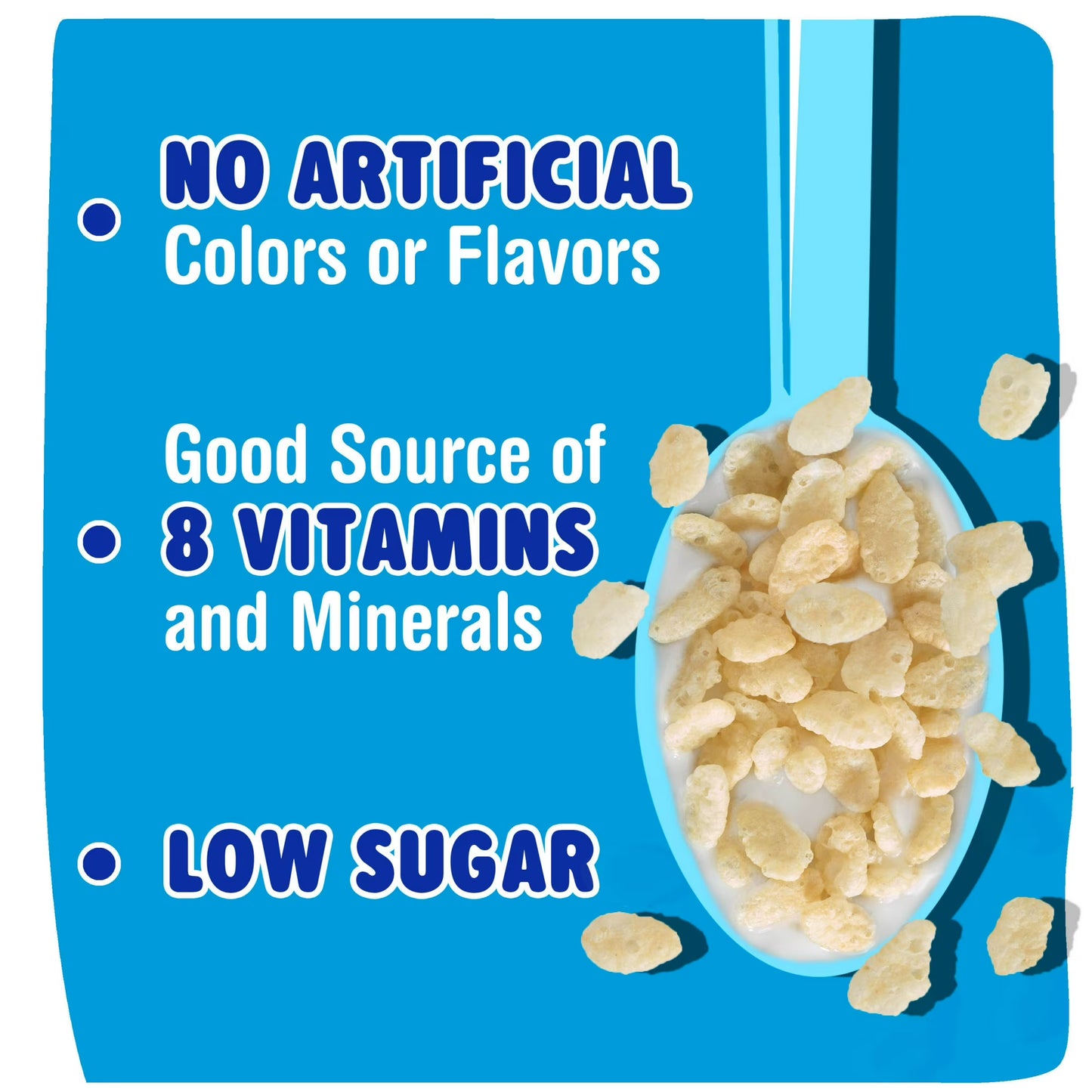 (8 pack) Kellogg's Rice Krispies Original Breakfast Cereal, 8 Vitamins and Minerals, 9 oz