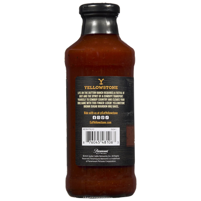 Yellowstone Bourbon Brown Sugar BBQ Sauce, 19 oz