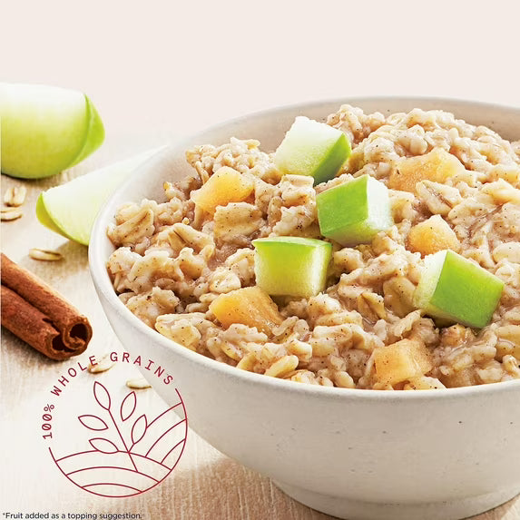 Quaker Instant Oatmeal Protein No Added Sugar Apples & Cinnamon, 1.76 Ounce 6 Packets