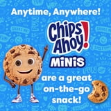 CHIPS AHOY! Minis Original Fudgy Chocolate Chip Cookies, 10 Snack Packs