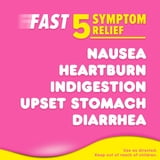 Pepto Bismol 5 - Symptom Stomach Relief, Berry Mint Chewable Tablets, 70 ct.