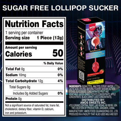AMOS Music Lollipop Suckers Lollipop Fat Free Singing Lollipop, Creative Gift Party
