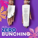 Always Radiant Feminine Pads with Wings, Size 1, Regular Absorbency, Scented, 30 Count