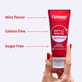 (2 pack) Colgate Optic White Advanced Sparkling White Toothpaste, Mint, 2 Pack, 4.5 OZ