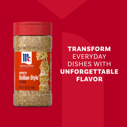 McCormick Spicy Sicilian Style Seasoning, 1.62 oz Bottle
