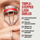 Revlon Triple-Stepped Lash Curler, 3-Tiered Lash Pads for Tug-Free Curling, 1 count
