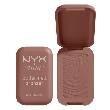 NYX Professional Makeup Buttermelt Powder Bronzer, Butta Biscuit