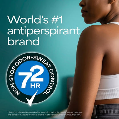 Degree Advanced Protection Antiperspirant Deodorant for 72-Hour Sweat & Odor Control for Women, Shower Clean with Body Heat Activated Technology, 2.6 oz