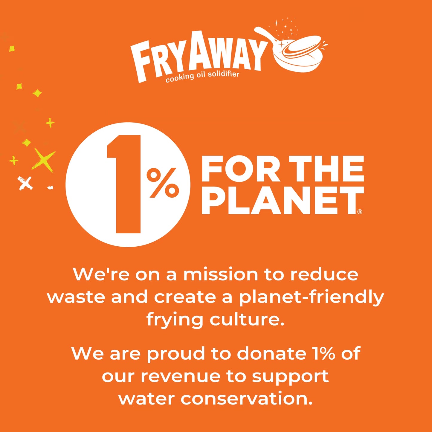 FryAway Super Fry Use Cooking Oil Solidifier Powder, 100% Plant-Based Disposal, For Up To 1.5 Gallons of Oil