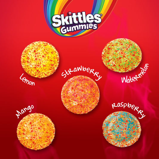 Skittles Gummies Fuego Gummy Candy, Sharing Size - 12 oz Resealable Bag