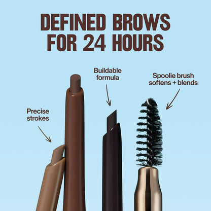 Revlon ColorStay Waterproof Eyebrow Pencil, Mechanical & Long Lasting, 215 Auburn, 0.021 oz