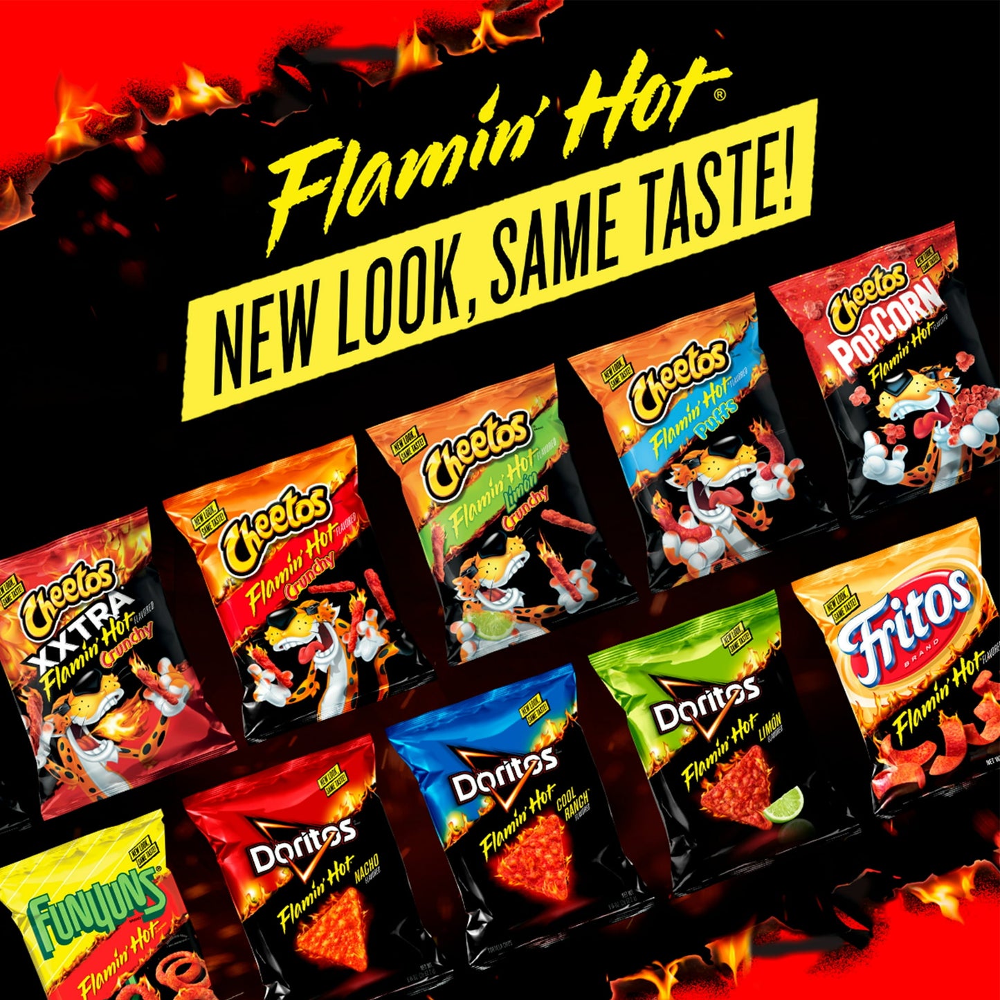 (2 pack) Cheetos Crunchy Flamin' Hot Limon, Cheese Flavored Snacks, 8.5 ounce Bag