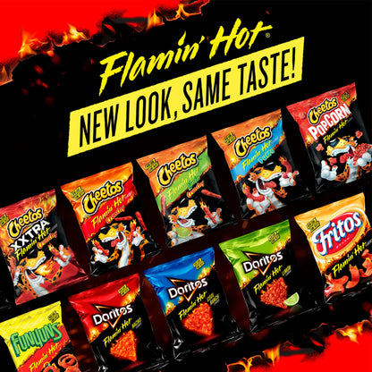 (2 pack) Cheetos Crunchy Flamin' Hot Limon, Cheese Flavored Snacks, 8.5 ounce Bag