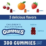 Member's Mark Children's Multivitamin Gummies, Assorted Fruit Flavors, 300 ct.