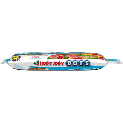 Tootsie, Holly Jolly Dots Assorted Fruit Flavored Gummies, 11 oz. Peanut-Free, Gluten Free.
