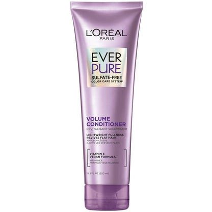 L'Oreal Paris EverPure Volume Sulfate Free Conditioner, Squeeze, 8.5 fl oz