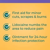 Neosporin + Lidocaine Pain Relief Triple Antibiotic Ointment, 1 oz +(2).5oz.