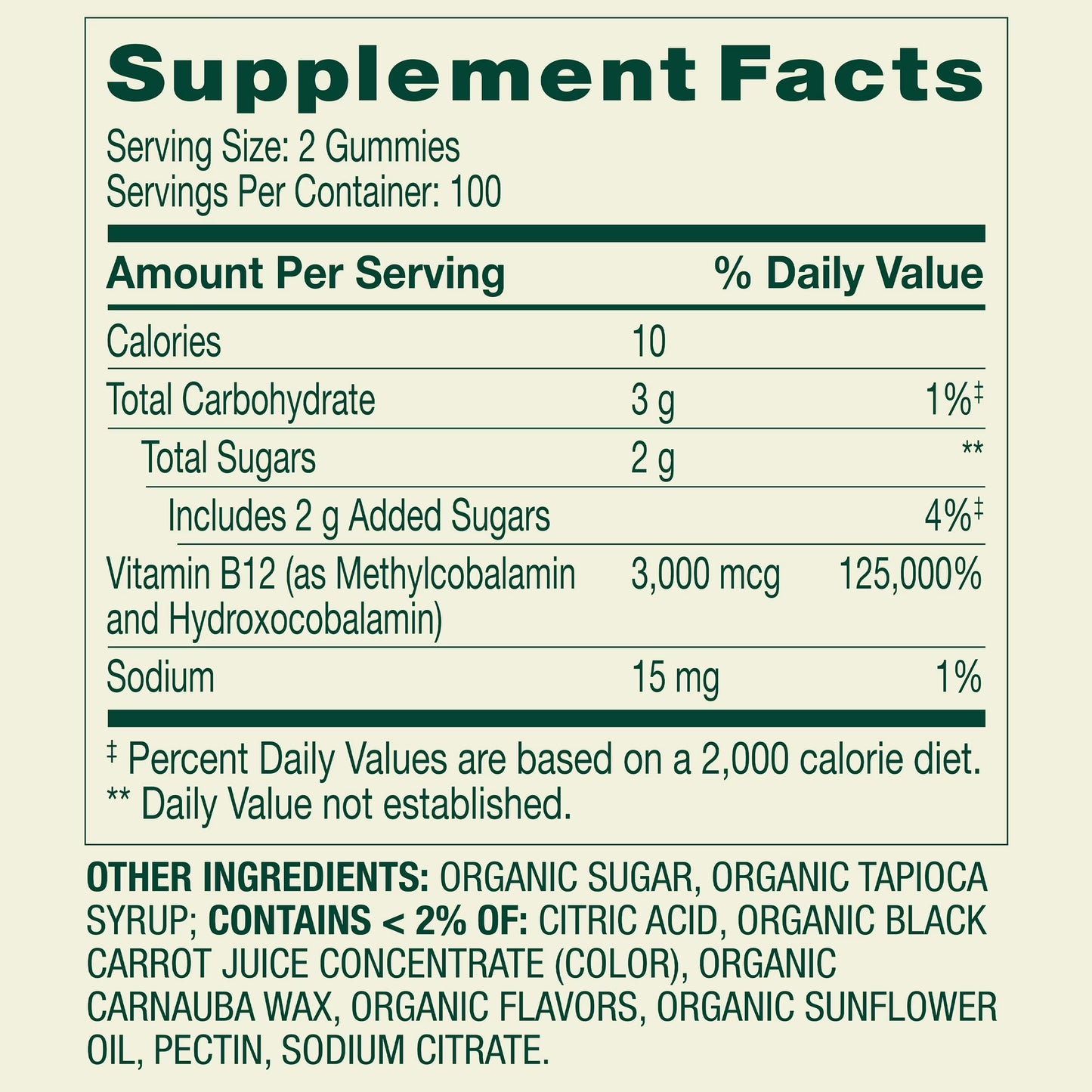 Spring Valley Extra Strength Vitamin B12 Supplement, Raspberry Flavor, 3000 mcg, 200 Count, Vegetarian Gummies for Metabolism Support