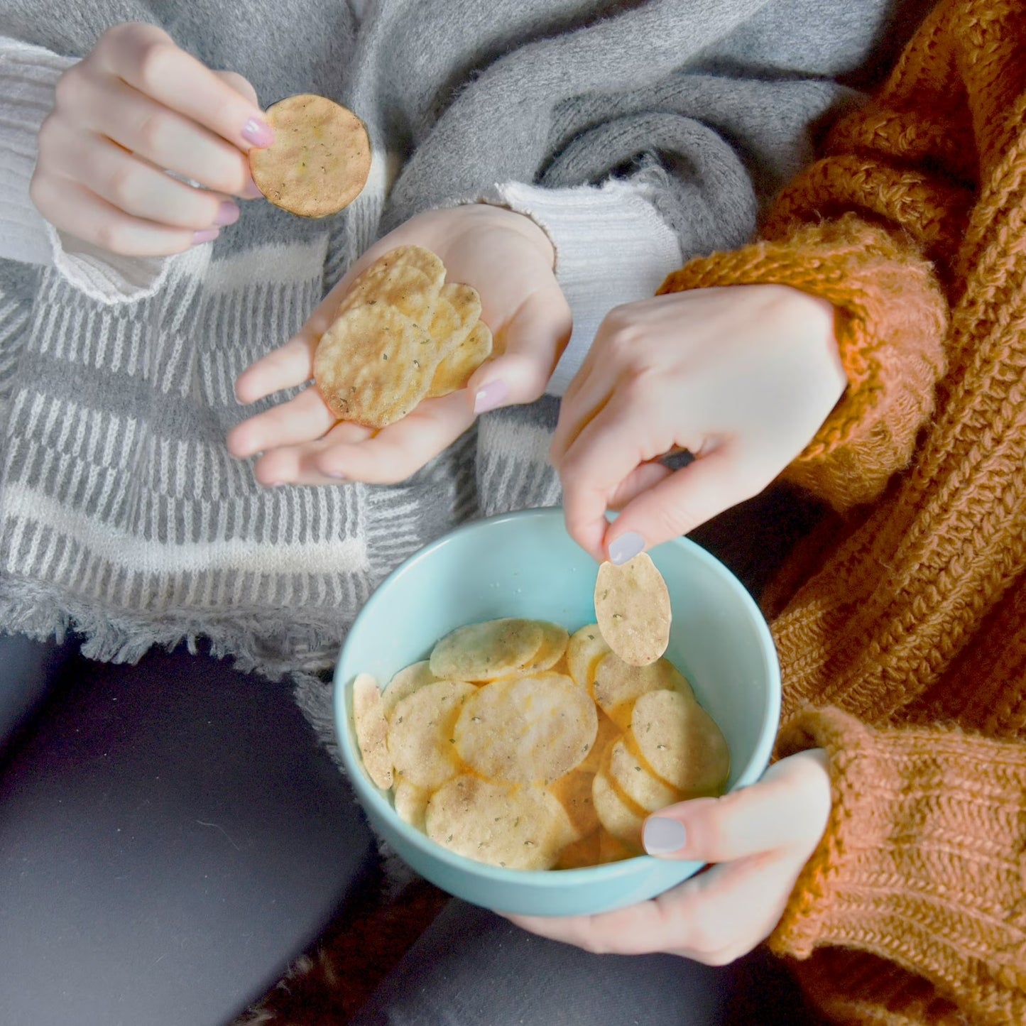 GOOD THINS Parmesan & Garlic Rice & Cheese Snacks Gluten Free Crackers, Snack Crackers, 3.5 oz