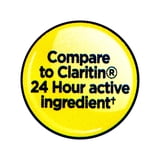 Equate Non-Drowsy All Day Allergy Relief Loratadine 10 mg Tablets Antihistamine, 120 Count (2x60 Count), Compare to ClaritinÂ 24 Hour Active Ingredient