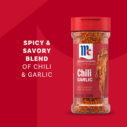 McCormick Chili Garlic Seasoning, 5.22 oz Bottle