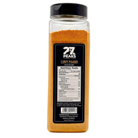 27 Peaks Gourmet No Artificial Flavors Curry Powder, 16 oz Bottle