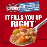 (2 pack) Campbell’s Chunky Soup, Ready to Serve Hearty Bean Soup with Ham, 19 oz Can