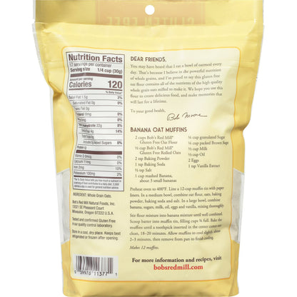 Bob's Red Mill, Gluten Free, Oat All - Purpose Flour, 18 oz Bag