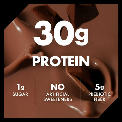 Oikos Protein Shake, Shelf Stable, Chocolate, 30g Protein, 12 fl oz, 4 Count Bottles