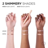 L'Oreal Paris Paradise Le Shadow Shimmer Eyeshadow Stick, Blendable & Buildable, Nude Lights 0.05 oz